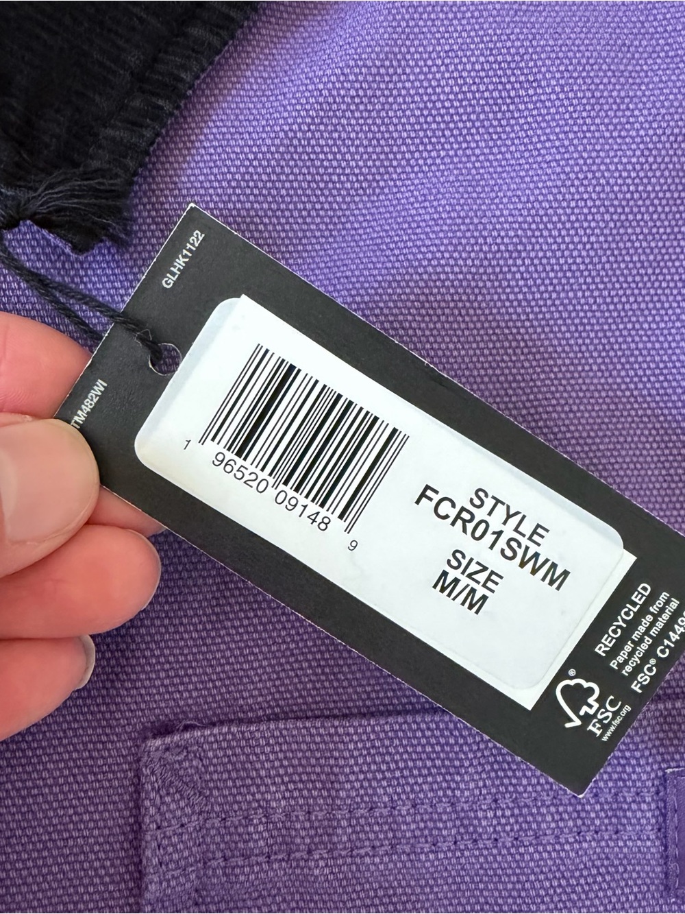 Dickies Purple utility chore canvas jacket sz M NWT - Picture 5 of 8